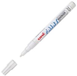 uni Marker cu vopsea, 0, 8-1, 2 mm, UNI "PX-21", alb
