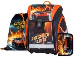 Compatible Ghiozdan școlar (set de 3 piese) PREMIUM LIGHT - Mașină 2