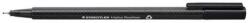 STAEDTLER Liner, 0, 3 mm, STAEDTLER „Triplus, negru