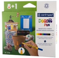 Centropen Set marker Centropen 2738 Decor Pen set de 9 bucăți