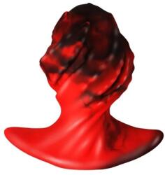 SESSO Dildo Fantasy Sculpted Rosu/Negru Dildo