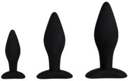 SESSO Set dildo Training Stuff 3pcs Negru Dildo