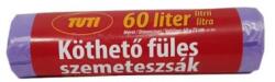 TUTI Saci de gunoi, cu mâner, 60 l, 16 buc, 60x75 cm, 9 , TUTI, violet, 16 buc