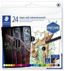 STAEDTLER Creioane colorate, set, hexagonale, STAEDTLER "149 C", 24 de culori diferite, 24 buc