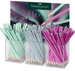 Faber-Castell Creioane grafice, afișaj, B, triunghiulare, FABER-CASTELL "Sparkle Aurora", amestec de culori, 144 buc