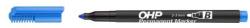 ICO Marker permanent, OHP, 2-3 mm, B, ICO, albastru