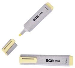FlexOffice Evidențiator, 1-4 mm, FLEXOFFICE "HL05 Eco Style", galben