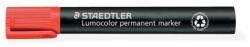 STAEDTLER Marker permanent, vârf teșit, STAEDTLER "Lumocolor 350", roșu