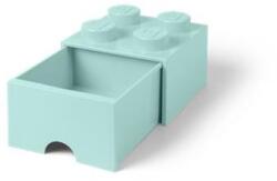 LEGO Cutie de depozitare, sertar, LEGO „Brick, albastru turcoaz