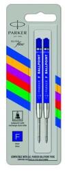 Parker Rezervă pentru pix, F, economică, PARKER "Royal", albastră, 2 buc