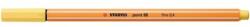 STABILO Liner, 0, 4 mm, STABILO "Point 88", galben deschis