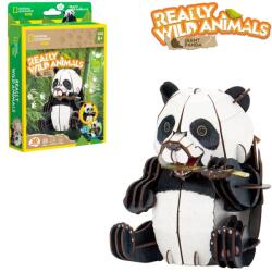 CubicFun - National Geographic Animale Salbatice Puzzle 3D Panda 55 piese - CUDS1075h (CUDS1075h)