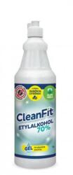 Cleanfit Gel dezinfectant pentru mâini CleanFit 70% citrice 1 l + pompă GRATUITĂ