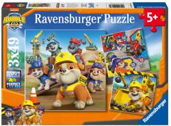 Ravensburger - Puzzle Rubble si echipa lui 3x49 piese - RVSPC04168 (RVSPC04168) Puzzle