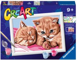 Ravensburger - CreArt pictura pe numere pentru copii pisicute prietene - RVSPBN23562 (RVSPBN23562)