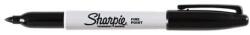 Sharpie Marker permanent, 1 mm, conic, SHARPIE "Fine Point", negru