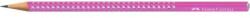 Faber-Castell Creion grafic, B, triunghiular, FABER-CASTELL "Sparkle Aurora", fuchsia