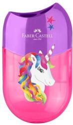 Faber-Castell Răzătoare, afișaj, cu două găuri, cu tavă, FABER-CASTELL, unicorn, 10 buc