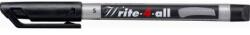 STABILO Marker permanent, 0, 4 mm, vârf conic, STABILO "Write-4-all", negru