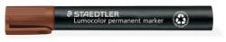 STAEDTLER Marker permanent, vârf teșit, STAEDTLER "Lumocolor 350", maro
