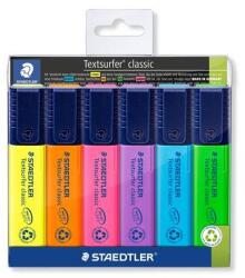 STAEDTLER Evidențiator, set, 1-5 mm, STAEDTLER "Textsurfer Classic 364", 6 culori diferite, 6 buc