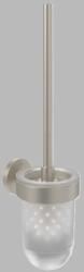 Villeroy & Boch Set perie de toaleta, cu suport, nichel periat (Brushed Nickel Matt), Villeroy & Boch Elements Tender TVA15101600064 TVA15101600064 (TVA15101600064)