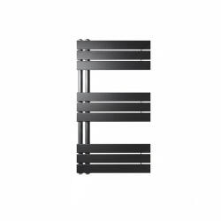 WENTOREX Asymmetric Central 500/1200 vízteres, törölközőszárító radiátor (fekete - 500 mm) - e-futesbolt