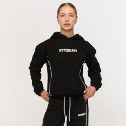 GymBeam Varsity női kapucnis pulóver Black XL