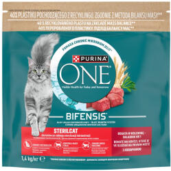 ONE Bifensis Sterilcat száraz macskaeledel marha 1, 4kg