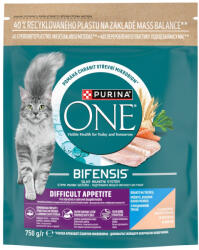 ONE Bifensis Difficult Appetite száraz macskaeledel tőkehal&pisztráng 750g