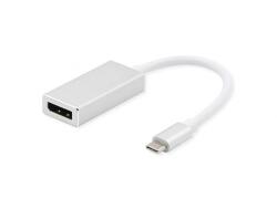 Valueline Adaptor USB type C la Displayport 4K60Hz T-M Alb, Value 12.99. 3221 (12.99.3221-10)