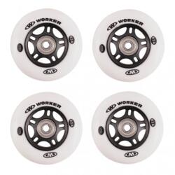 Worker Roti WORKER 72 mm si rulmenti ABEC-7 Chrome - set 4 buc (4289)