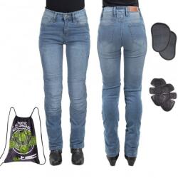 W-TEC Pantaloni Moto Femei Jeans W-TEC Lustipa (14840) - sport-mag