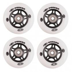 Worker Roti WORKER 80 mm si rulmenti ABEC-7 Chrome - set 4 buc (4287)