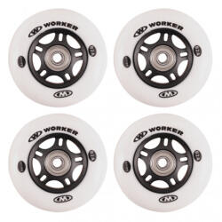 Worker Roti WORKER 84mm si Rulmenti ABEC-9 chrome - Set 4 bucati (4286)