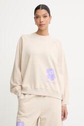 Marimekko melegítőfelső női pamut - bézs M