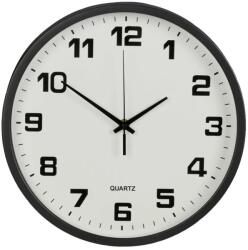 Verk Group Csendes, nagyméretű, kerek falióra fekete színben, római számokkal, 25 cm (27068_CZ)