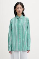 Marimekko női pamut ing - zöld M - answear - 62 990 Ft