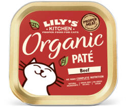  Lily's Kitchen Cat Adult Organic Beef Paté 19x85g