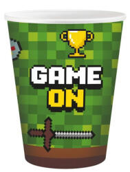  Játék Game On papír pohár 6 db-os 200 ml (MLG174380) - aprotalpak