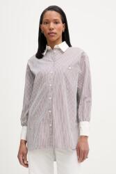 Marc O'Polo női pamut ing - burgundia XS - answear - 22 990 Ft
