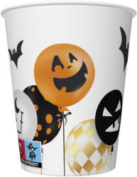  Halloween Scary Balloons papír pohár 8 db-os 250 ml (PKK760333) - aprotalpak