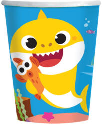  Baby Shark Music papír pohár 8 db-os 250 ml (DPA990904166) - aprotalpak