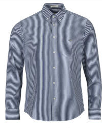 Gant Cămăsi mânecă lungă Bărbați REG CLASSIC POPLIN STRIPE SHIRT Gant albastru EU XL