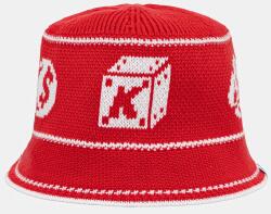 Kangol kalap SUPER KROO KNIT BUCKET - piros Univerzális méret