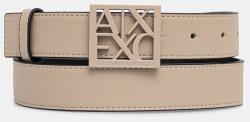 Armani Exchange női műbőr öv - bézs 85 - answear - 16 090 Ft