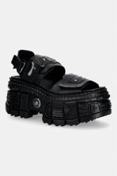 New Rock női bőr szandál ANTIK NEGRO, ITALI NEGRO, TANK CASCO LATE - fekete Női 37