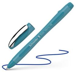 Schneider Golyóstoll, 0, 7 mm, kupakkal, SCHNEIDER "Slider Memo XB", pávakék