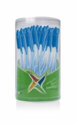FlexOffice Golyóstoll, 0, 3 mm, kupakkal, FLEXOFFICE "Candee", kék, 50 db
