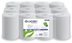 Lucart Papírtörlő, tekercs, 2 rétegű, LUCART "Eco CF 14", fehér, 12 tekercs